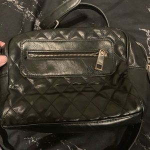 Black crossbody purse